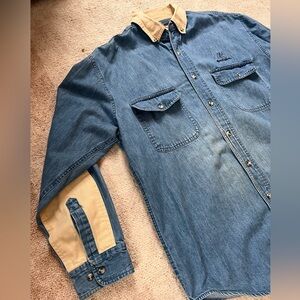 Remington denim button down shirt